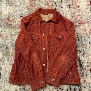 Charles Jourdan Red Corduroy Jacket